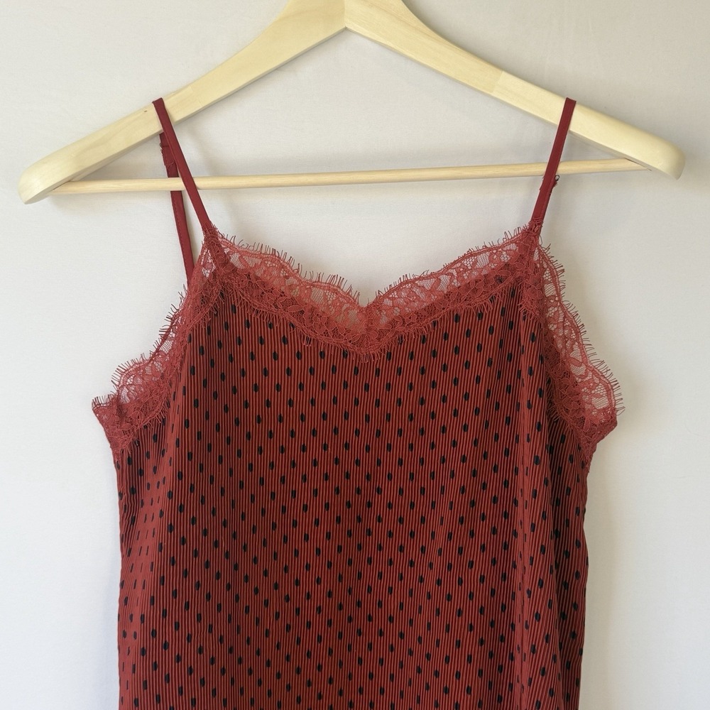 Free People UO Margot Womens Babydoll Slip Dress 90s Y2K Lace Slit Size 4 (S/M) - Picture 4 of 13